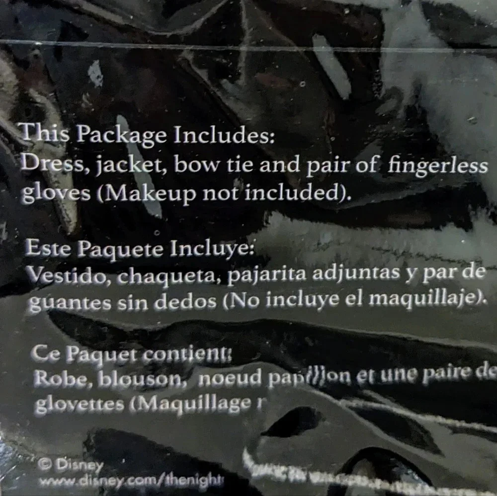 Nightmare Before Christmas Jack Skellington Adult‎ Costume Tall Size L - Picture 11 of 11